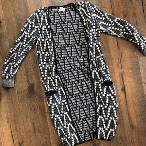 Numph Long Button Down Sweater
